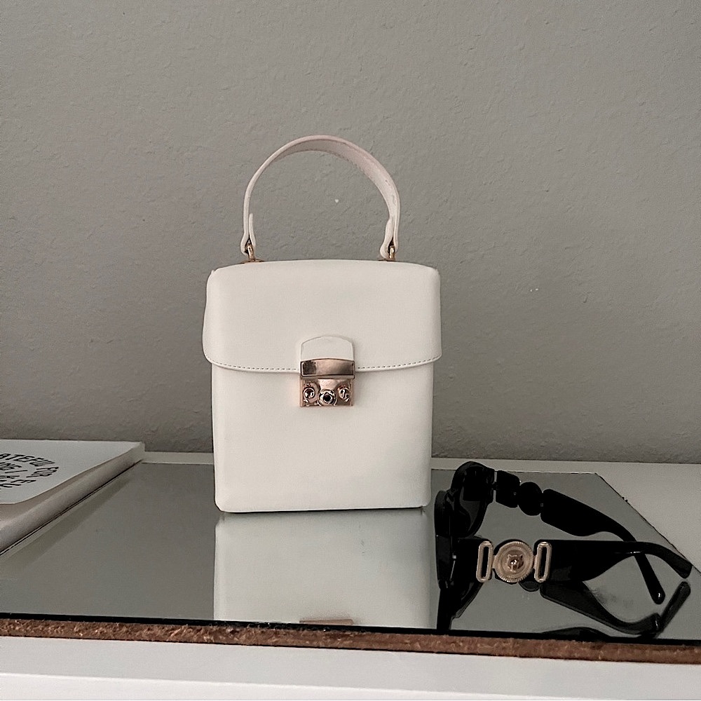 mini top satchel bag structured crossbody